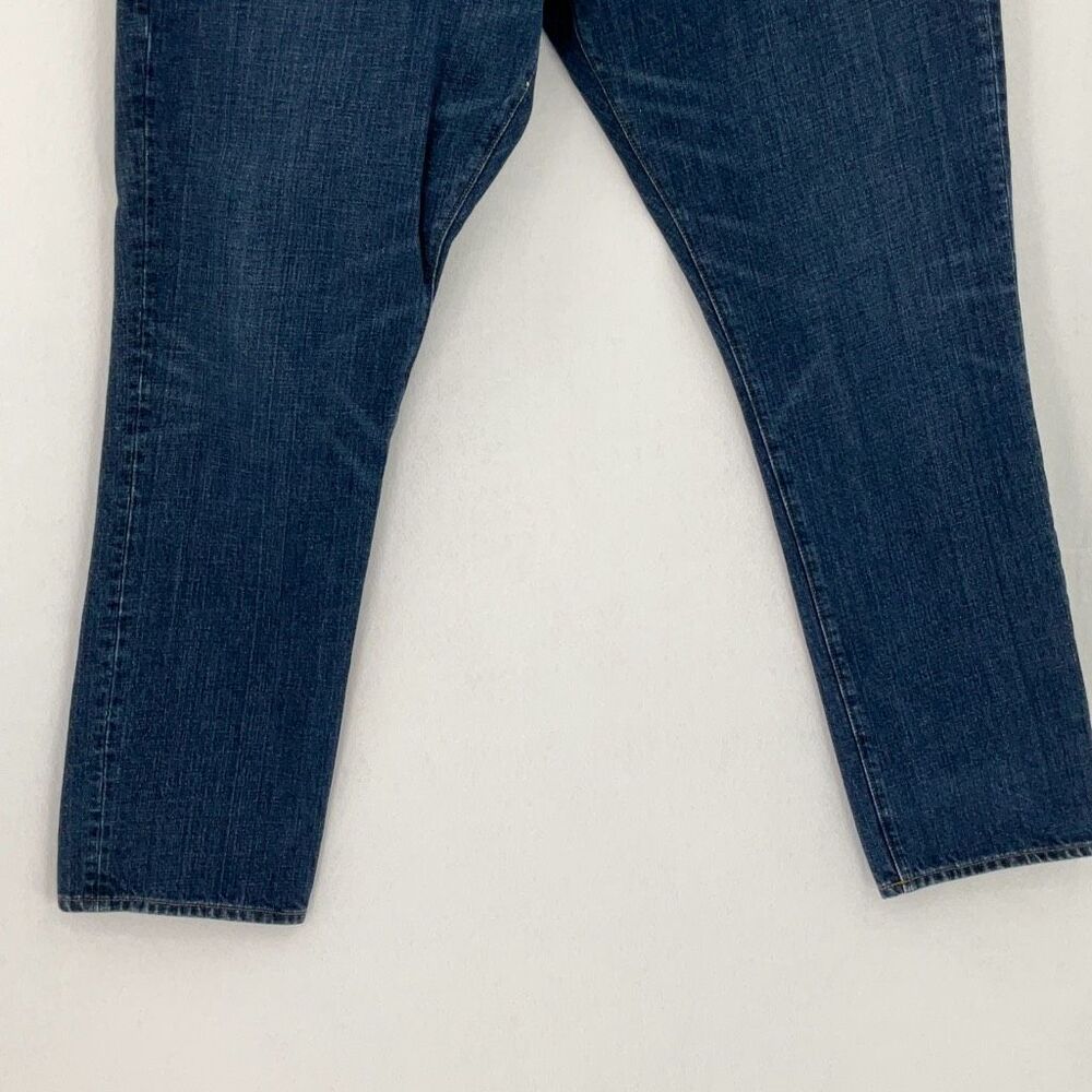 J. Crew Blue Denim 1040 Athletic Tapered Leg Jeans Size 38x32 - Picture 5 of 12